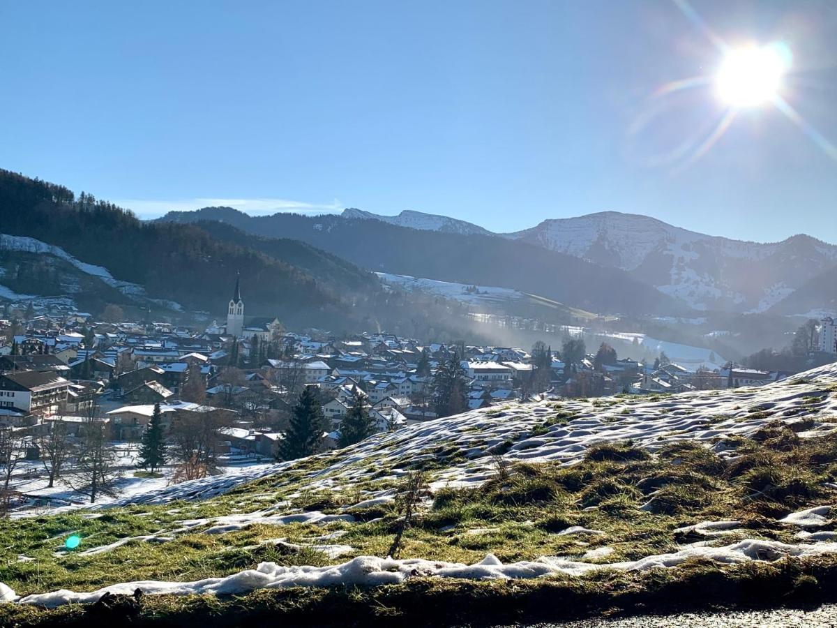 Sonnenhof - Ferienwohnung Oberstaufen Exteriör bild